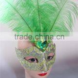 Wholesale Venetian Mask Ostrich Feather Decoration And Halloween Accessories thumbnail-6