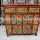 Chinese Antique Reproduction Furniture-Tibetan Cabinet