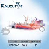 Mouse Over Image to Zoom 6x-Pusher-Trolling-Fishing-Lures-Rigged-Skirted-Big-Game-Marlin-Tuna-80lb-line 6x-Pusher-Trolling-Fis thumbnail-2