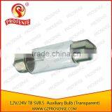 T8X36 SV8.5 24V 5W Truck License Plate Halogen Bulb thumbnail-1