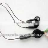 Black earphone /simple earphone/promotional gift earphone