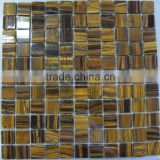 2016 Luxury special design tiger eye MOP shell mosaic tile glass bathroom wall tiles