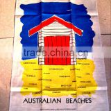 2015 new fashion cotton /linen tea towels for home decoration ,cheap promotional gift in high quality austrialian beach -26