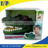 Vinyl Crocodile Shape Hand Puppet Toy for Kids