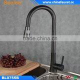 China Kitchen Faucet ORB Pull Out Black Faucet Hot Water Mixer thumbnail-1