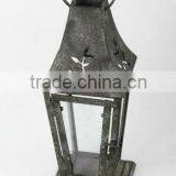 100370MC- Square Metal Candle Lantern thumbnail-1