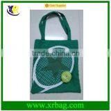 Fashion Eco Green Cotton Tote Shopping Bag thumbnail-4