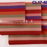 CL17-60(19) March Promotion Big Sale Colorful Line African High Quality New Aso Oke Headtie Handcut Three Pieces Aso Oke Headtie thumbnail-4