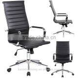 New Black Leather Swivel Emes Style New Model Office Chairs thumbnail-4