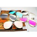 New Fashion Aviation Sunglasses Women Brand Designer Mirror Coating Vintage Copper Frame Ladies Sun Glasses for Women Men CC5063 Quality Choice thumbnail-5