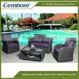 Modern patio grey wicker garden furniture