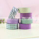 XG-10026 Shining Tape Glitter Printing Tape Adhesive Glitter Tape for Children thumbnail-2