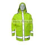 Waterproof Breathable Customizing Colorful Thick Raincoat for Police