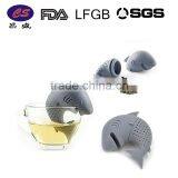 Newest Design FDA Silicone Shark Shape Tea Infuser thumbnail-2