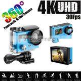Original H8R 4K Action Camera + Wifi + 2.4G Remote Control Dual Screen 4k Camera Sport Full hd 1080p thumbnail-3