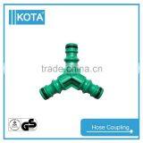 Plastic 3-Way Quick Connect Hose Coupling