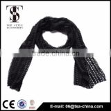 Hot Selling Black Hollow Out 31*159 cm Scarf thumbnail-4