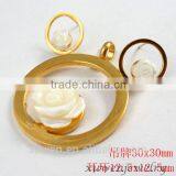 14K Gold Plated Ladies Stainless Steel Beautiful Jewelry Set