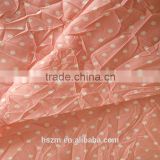 300T 50D pink dot polyester taffeta fabric