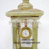 Multi Green Onyx Victoria Clock thumbnail-1