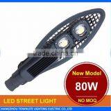 Energy saving led street light fixtures 80w with 2 years guarantee