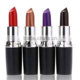 Wholesale High Quanlity Sexy Safe Black Purple Colors Brands Natural Matte Waterproof Lipstick thumbnail-3