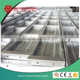 Scaffolding pre-galvanized steel plank of material Q235 / Q345 for sale