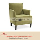 Hotel room furniture upholstered hotel chair YB70102