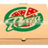 Customized disposable kraft pizza box/different size disposable kraft pizza box with logo