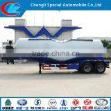 Bulk Cement Semi-trailer Truck Bulk Powder Tanker Trailer Powder Material Transport Trailer Cement Discharging Semi-trailer thumbnail-3