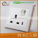 New Design Saso Certificate 250V 13Amp DP Switched Socket