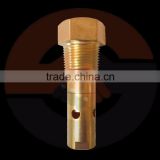 Brass Air Compressor 3/8" Male NPT X 1/2" Compression In Tank Check Valve