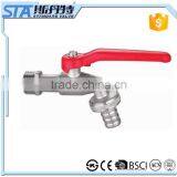 ART.2008 Guaranteed Quality Proper Price Forged Bathroom Wall Mounted Nickel-plated Surface Brass Bibcock With t Handle for Sale thumbnail-4