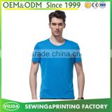 Top Quality Mens Running T-shirt High Elasticity Sport T-Shirt Quick Dry Breathable Tee Shirt