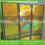 Laser Anti-fake Hologrpahic Gold Hologram Sticker for Shipping Label thumbnail-2