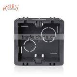 Plastic pc Waterproof Fire Protection Wall Mount Switch and Socket Box