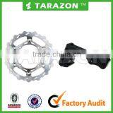 270MM Oversize Light Weight Grooved Floating Front Brake Disc Disk Rotor With Bracket For Honda XR400R thumbnail-1