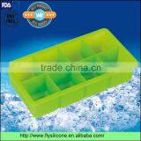 Hot Sale on Amazon Customized Logo Perfect Big Size Silicone Ice Cube Mold thumbnail-1