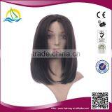 2014 Hot selling synthetic lace front wigs black