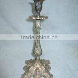 Antique Candle Holder Brass 27 cm