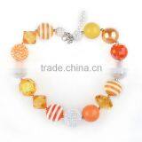 Hot Sale Chunky Bubble Gum Necklace For Kids Restoring Ancient Ways Halloween Beaded Necklace Jewelry 2016 thumbnail-2