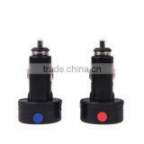 2in1 12V / 24V Digital Voltmeter 5V 2.1A Car Cigarette Lighter Usb Charger for Phone Red LED Display thumbnail-5