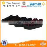 Corduroy Vulcanized Shoes China Women High Top Shoes Canvas Shoes thumbnail-6