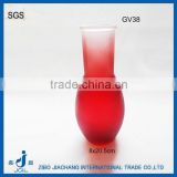 red small glass vases for fresh flower
