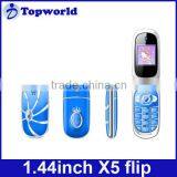 X5 Flip Lady Mobile Phone Dual Sim Card With Good Quality thumbnail-1