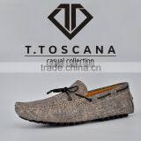 Special Real Leather Fabric Pattern With Cow Leather Shoes for Men