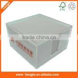 Custom Memo With Holder, Printed Memo Block, Promotional Memo Pad With Plastic Holder thumbnail-6