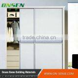 High Demand Import Products Three Door Steel Wenge Sliding Door Wardrobe thumbnail-4