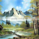 High Glossy Polyester Oil Canvas With High Quality