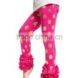 wholesale ruffle pants cotton kids gold polka dots leggings tamil baby girl names pictures